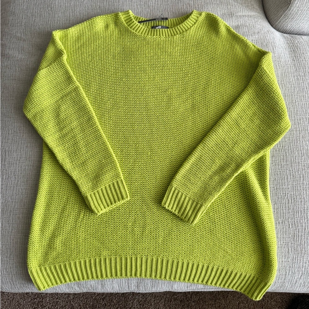ASOS Vibrant Green Crew Neck Sweater